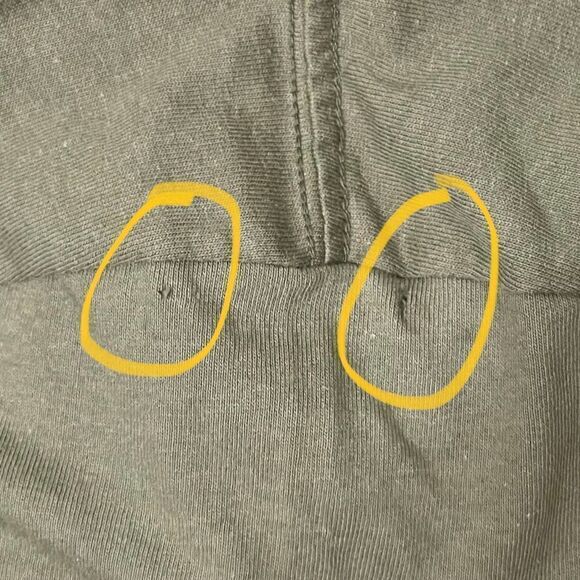 Alan Jackson Collection Olive Green Tour Mens T Shirt Size XL NEW BUT FLAWED - Picture 4 of 4